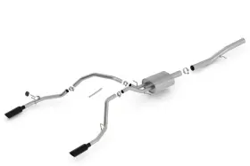 140571bc Borla For 14-8 Chevrolet Silverado 1500 6.3l V8 At/mt Extended Cab Standard Bed