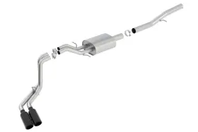 140576bc Borla For 14 Silv/sierra 1500 Ec Std/cc Short 143.5in Wb S-type Black Tip Dual
