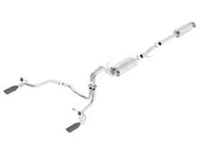 140614bc Borla Fits 15-17 F-150 2.7/3.5l V6 Ecoboost / 5.0l V8 Black Chrome Cat-back