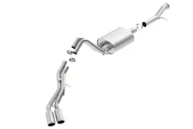 140652 Borla For 2015 Cadillac Escalade/yukon Denali 6.2l V8 At 2wd/4wd Split Side Exit