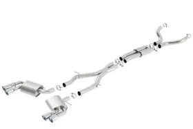 140687 Borla For 16-17 Camaro Ss 6.2l Dual Tip Split Rear Exit Mode Catback