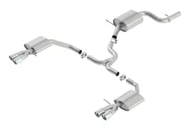 140705 Borla S-type Exhaust System Fits 2016-2018 Volkswagen Passat