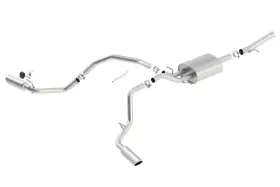 140720 Borla For 14-17 Chevrolet Silverado 1500 5.3l V8 At/mt Regular Cab Atak Exhaust