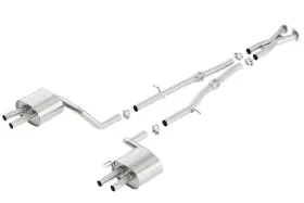 140736 Borla For 2018 Kia Stinger 3.3l V6 Turbo 2.25in Pipe Dia Dual Split Rear
