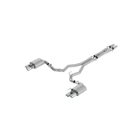 140743 Borla Atak Exhaust System With Dual Round Angle Tips For Ford Mustang