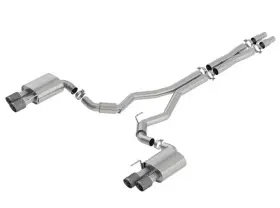 140745cf Borla For 2018 Ford Mustang Gt 5.0l At/mt W/o Valves S-type 3in Cat-back