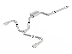 Borla 140751sb S-type Cat-back Exhaust System For 2018-2021 Vw Golf Gti Mk7.5 With