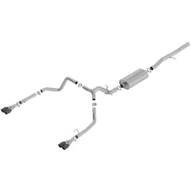 140772bc Borla Stainless Cat Back Exhaust For 19-22 Silverado Sierra 1500 6.2 V8