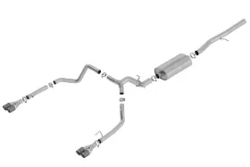 140772cf Borla Fits 2019-2023 Chevrolet Silverado 1500/ Gmc Sierra 1500 Except Zr2 And At4