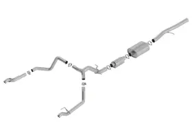 140773 Borla For 19 Chevrolet Silverado/gmc Sierra 1500 6.2l Ss S-type Catback