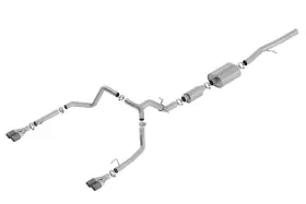 140774cf Borla For 19 Chevrolet Silverado/gmc Sierra 1500 6.2l Ss S-type Catback