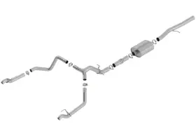 Borla 140775 For 19 Chevrolet Silverado/gmc Sierra 1500 6.2l Ss Atak Catback Exhaust With