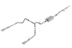 140781 Borla For 2019 Chevy Silverado 1500 5.3l V8 Cc Sb 147.4in Wb S-type Cat-back With