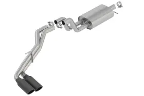 140789bc Borla Cat-back Single Dual Same Side Behind Passenger Rear Tire Exit Ex