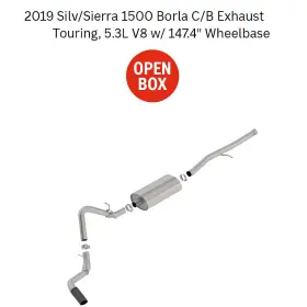 140793bc Borla Touring Exhaust 2019 Silverado/sierra 1500 5.3l V8 Crew/double Cab Open