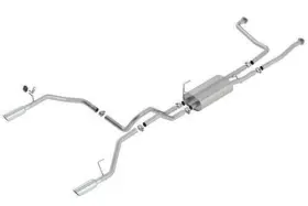 140796 Borla S-type C/b Exhaust For 16-20 Nissan Titan 5.6l V8 2wd/4wd