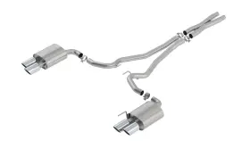 140807 Borla S-type Exhaust For 2018-2023 Mustang Gt Convertible Without Active