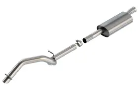 140822 Borla For 18-20 Jeep Wrangler Jlu 2.0l I4 Climber Turn Down Exit Cat-back