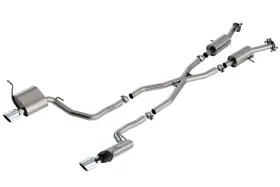 140835 Borla 14-20 Jeep Grand Cherokee 3.6l V6 2/4wd 2.25in S-type Cat-back
