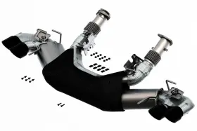 140838bc Borla Fits 2020 Chevrolet Corvette C8 6.2l S-type Exhaust System Dual Round