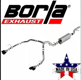 140857bc Borla S-type Exhaust System For 2021 5.3l Chevy Tahoe Chevrolet And Guide