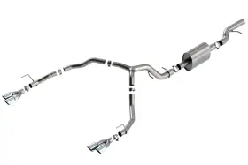 140859 Borla Fits 21-22 Chevrolet Tahoe 6.2l V8 2/4wd 4dr Brushed T-304 Stainless Steel