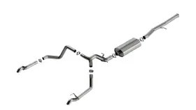 140913 Borla Fits 22-23 Chevrolet Silverado 1500 Zr2 And At4x 6.2l Cc Sb 147.5in Wb
