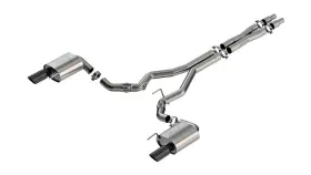 Borla 140961bc-ae Exhaust System Kit For 2025 Ford Mustang Gt Premium 5.0l V8 Gas Dohc