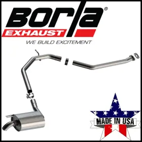 140968 Borla S-type 2.25 Inch Cat-back Exhaust System Fits 2021-2024 Kia K5 1.6l Turbo