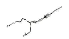 141003 Borla For 2024 Chevrolet/gmc 1500 Zr2 And At4x 6.2l V8 4wd 4dr S-type Catback