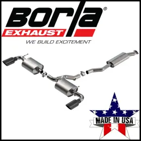 141009bc Borla S-type Cat-back Exhaust System Fit 2019-2025 Toyota Rav4 2.5l Gas