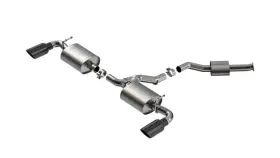 141010bc Borla For 19-25 Toyota Rav4 Hybrid 2.25 S-type Cat Back Exhaust - Black Chrome