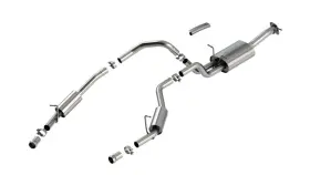 Borla 141030 For Ram 1500 3.0l V6 S-type Cat-back Exhaust System