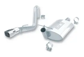 14364 Borla For 91-95 Jeep Wrangler Yj 4.0l 6cyl 4wd 2dr Ss Single Rigth Rear Exit