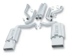 14385 Borla For 92-96 Chevrolet Corvette Hatchback/conv 5.7l 8cyl 4/6 Spd Touring Ss