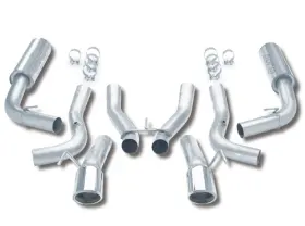 14663 Borla For 96-02 Viper Gts/r/t-10 Coupe/convertible 2dr With 2.5in Inlets Ss