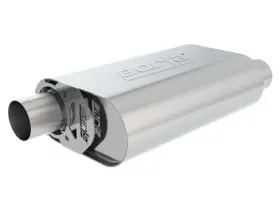 Borla 400846 Cratemuffler Sbc For 283/327/350 2.25 Inch Offset In/out Performance