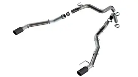 Borla 60743cfba For 24-25 Ford Ranger Raptor 2.75in Tail Pipe Kit With Carbon Fiber Tips