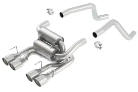 Borla 808422117449 S-type Axle-back Exhaust System For Chevrolet Corvette 2005-2008