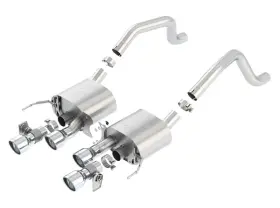Borla 808422219051 Atak Axle-back Exhaust For Chevrolet Corvette C7 Z06 And Grand Sport 6.2l