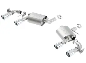 Bor11925 Borla Atak Axle-back Exhaust System For 2016-2024 Chevrolet Camaro Ss And Lt1