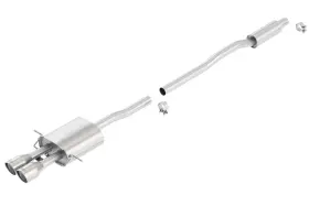 140517 Borla Exhaust 07-14 Compatible With/replacement For Mini Cooper S / Coupe 1.6l Turbo