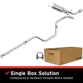 106-0430 Brexhaust Stock Replacement Exhaust Kit For Mazda 3 2010 2011 2012 2013