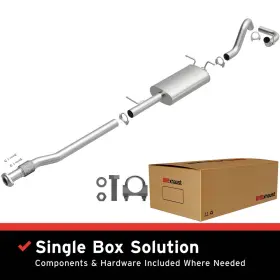 106-0464 Brexhaust Stock Replacement Exhaust Kit For Chevrolet Silverado 2007 2008
