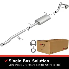 106-0507 Brexhaust Stock Replacement Exhaust Kit For Chevrolet Silverado 2009 2010