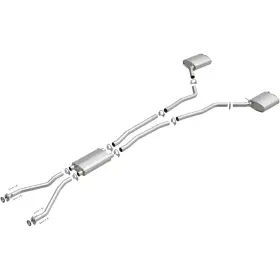 106-0586 Brexhaust Stock Replacement Exhaust Kit For Cadillac Cts Sts