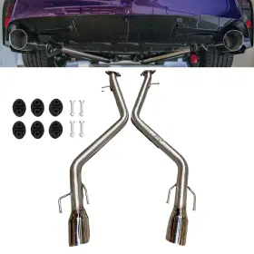 Cm186-001 Bull Boost Performance 2.5 Inch Axle Back Dual Exit Exhaust For 2021 Lexus Is300 Is350 304ss Direct Fit Us