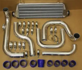 Pk-30g-c-bl Buyaparts Ic101-3 Honda Del Sol 93-97 B16 B18 Aluminum Blot-on Turbo Intercooler Piping Kit Blue S