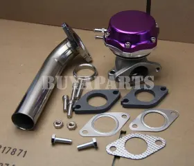 Wg-101-pr Buyaparts Dp-3050 Purple Racing 14 Psi External 35/38mm Turbocharger Wastegate Exhaust Dump Pipe