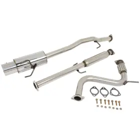 Carpartsaleclub 13883258 For 94-97 Honda Accord Cd3-6 4cyl H22 F22 2.2l Exhaust System 4.5 Inch Tip